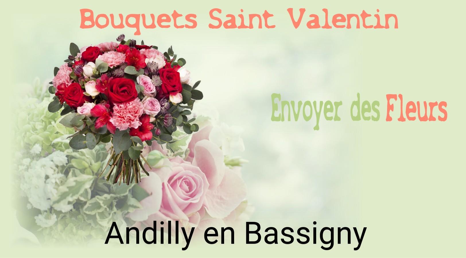 Roses de Saint-Valentin livrées à Andilly-en-Bassigny